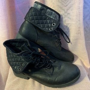 Black Combat Boots